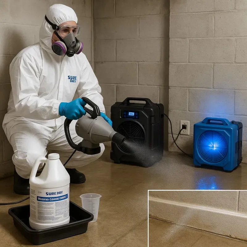 Sanitization and Odor Removal process in Taft Heights, CA